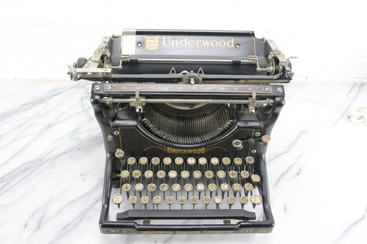 Underwood Standard Typewriter No. 3, 11-Inch Model, Made in USA, 1926