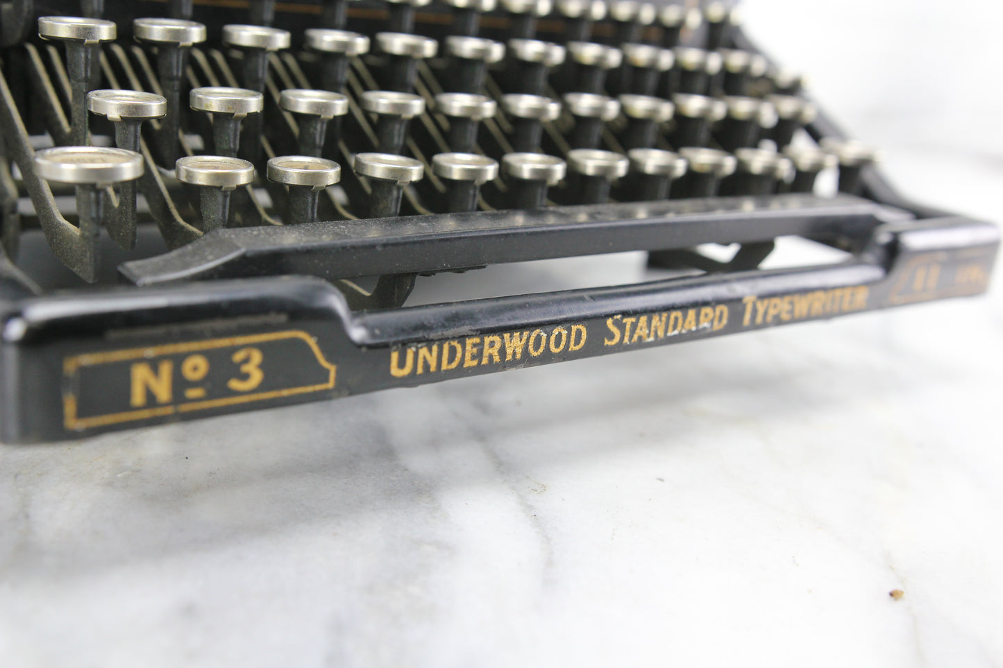 Underwood Standard Typewriter No. 3, 11-Inch Model, Made in USA, 1926