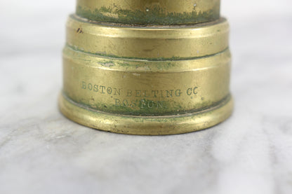 Antique Fire Hose Nozzle "Stolen From State Street Exchange" Boston, MA, 16"