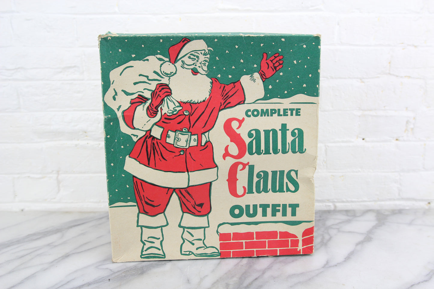 Vintage Santa Claus Outfit, Size Large, Collegeville Flag & MFG Co.