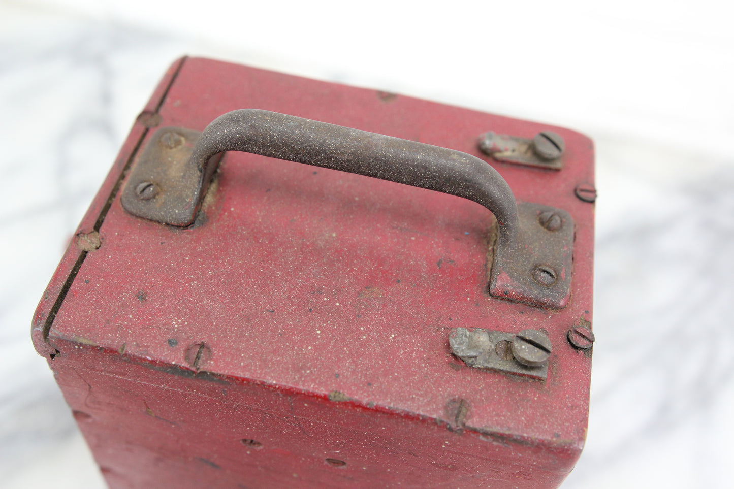 Wooden Hand Crank Mining Dynamite Igniter Detonator Box