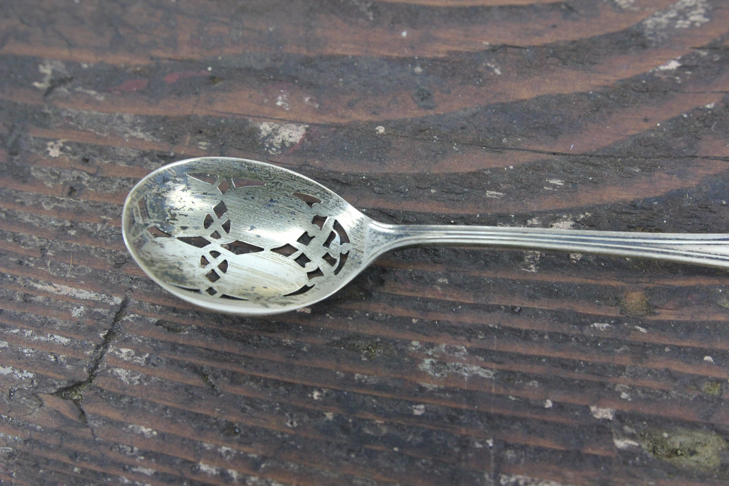Watson Company Sterling Silver Olive Server Spoon