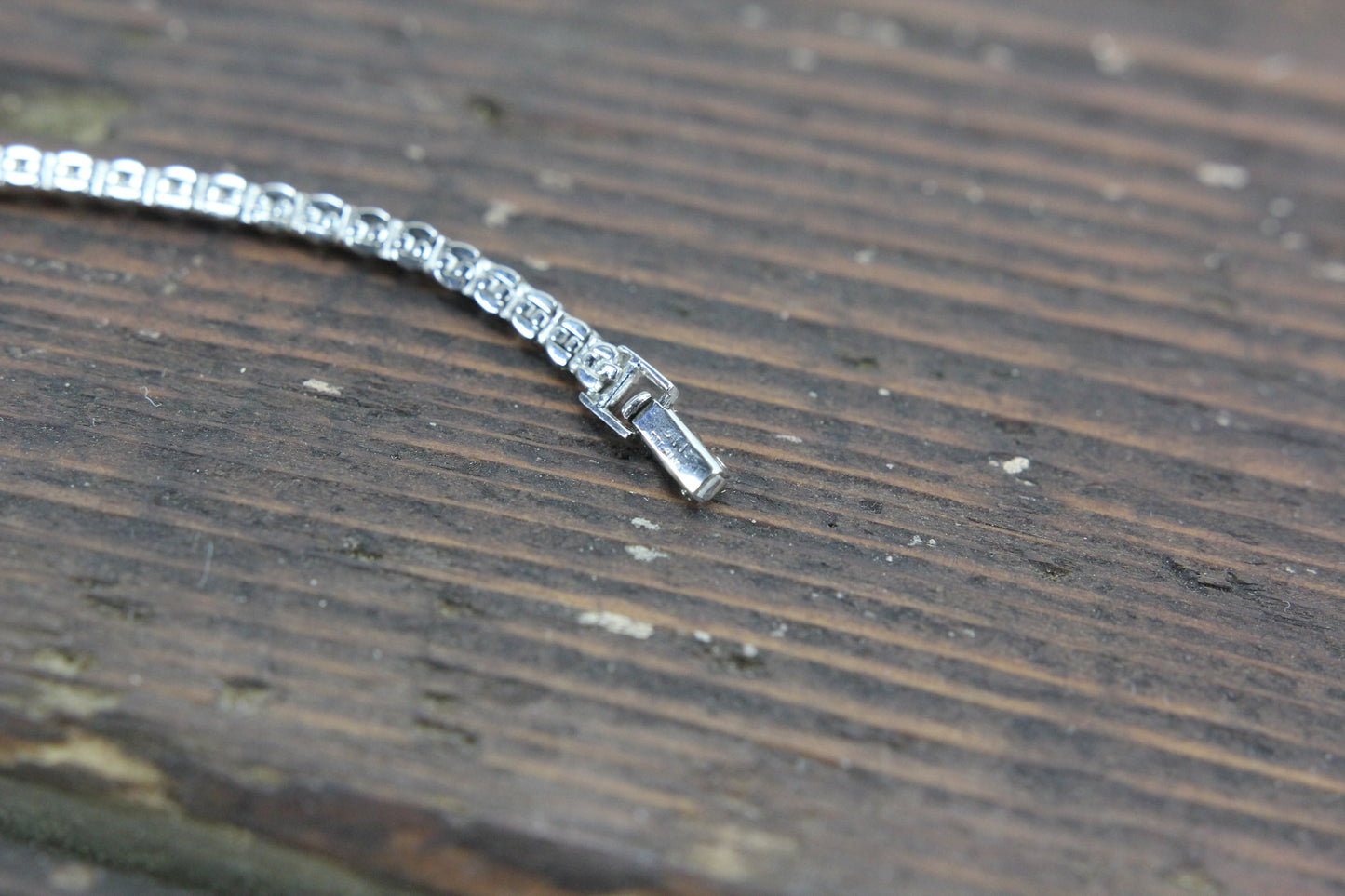 Sterling Silver Rhinestone Bracelet