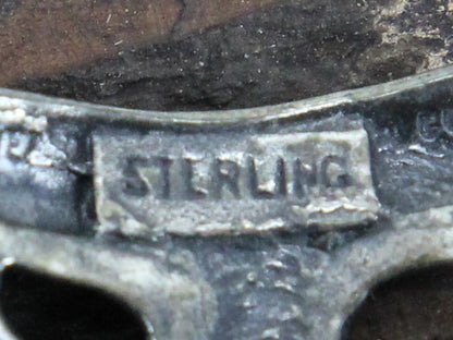 Sterling Silver Sock and Buskin Comedy and Tragedy Theater Brooch