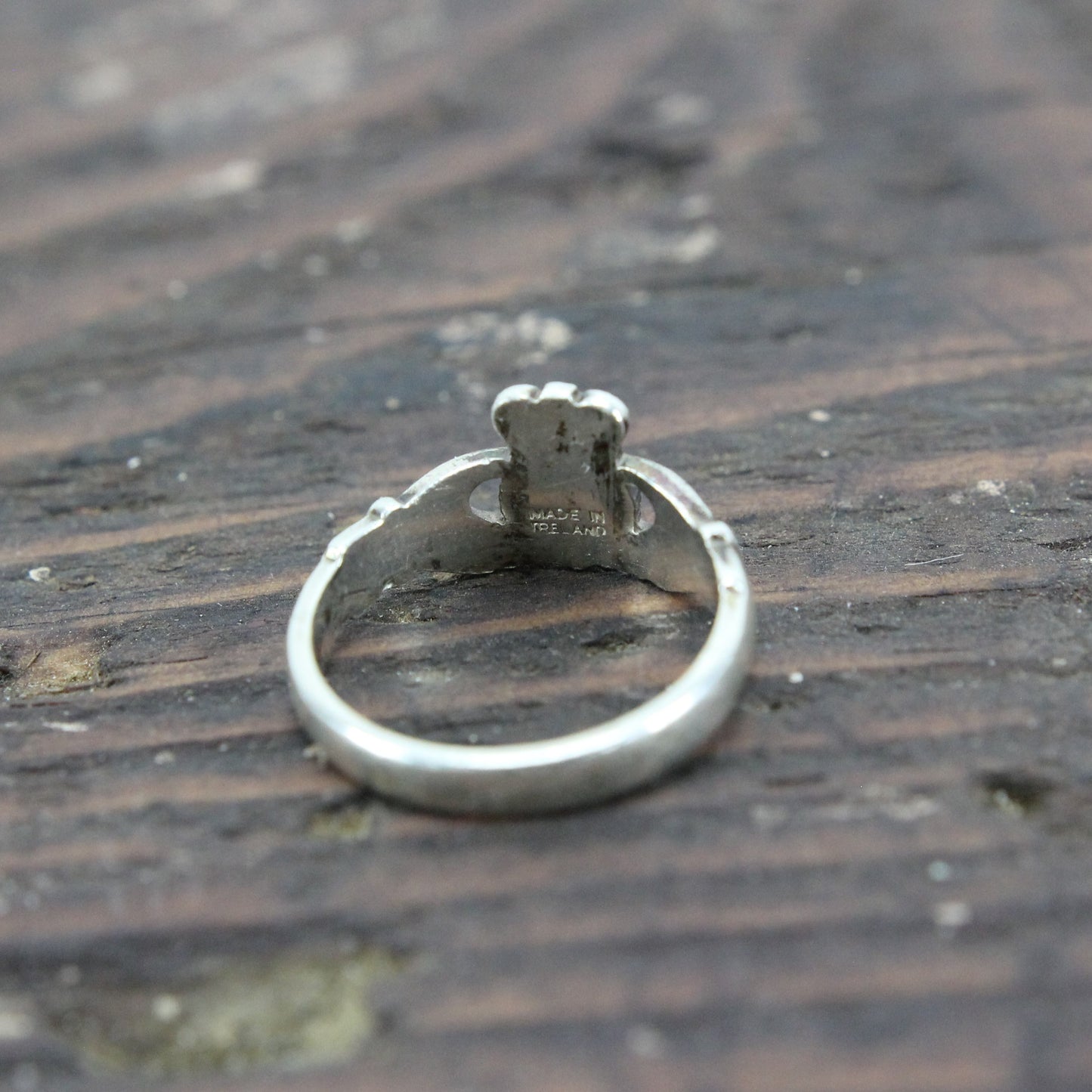 Sterling Silver Claddagh Ring - Size 7.75