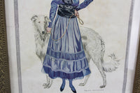 Fashion Print of Woman with Dog for Woman's Home Companion, 1915 - 12.5 x 16.5"