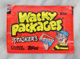 Topps Wacky Packages Album Stickers Collectible Trading Cards, One Pack, 1986