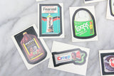 Topps Wacky Packages Album Stickers Collectible Trading Cards, One Pack, 1986