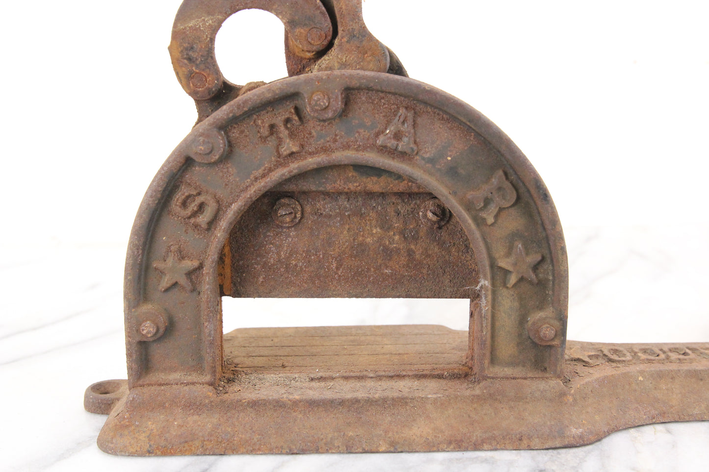 Cast Iron Antique Star Tobacco Cutter