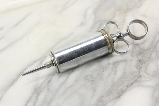 Antique Medical Syringe, "Matchless" by The Randall Faichney Co., Boston, 60cc