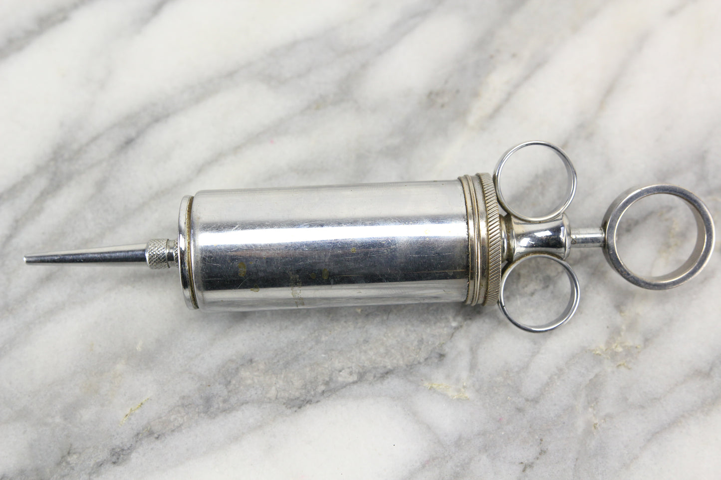 Antique Medical Syringe, "Matchless" by The Randall Faichney Co., Boston, 60cc