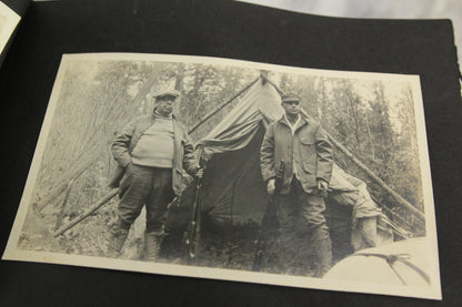 Moose Hunting Expedition Photo Album, Temagami, Ontario, Canada, October 1919