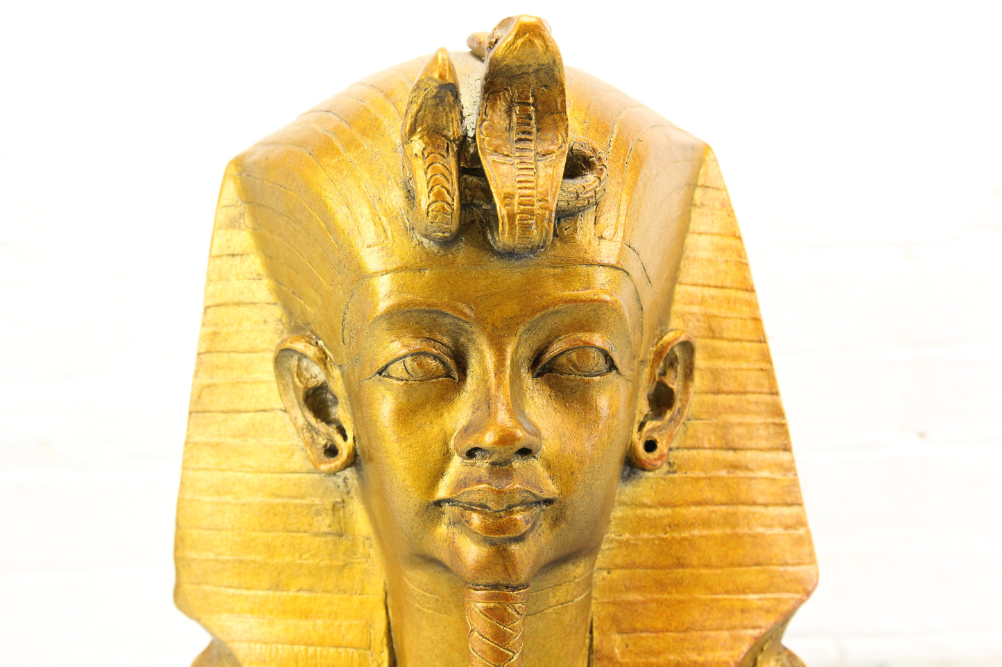 Plaster Egyptian Pharaoh's Head Bust Sculpture by Austin Productions,1977