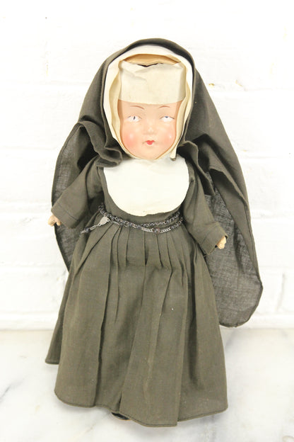 Composition Nun Doll, 13"