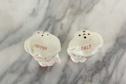 Chefs Tappan Porcelain Salt and Pepper Shakers, Made in Japan