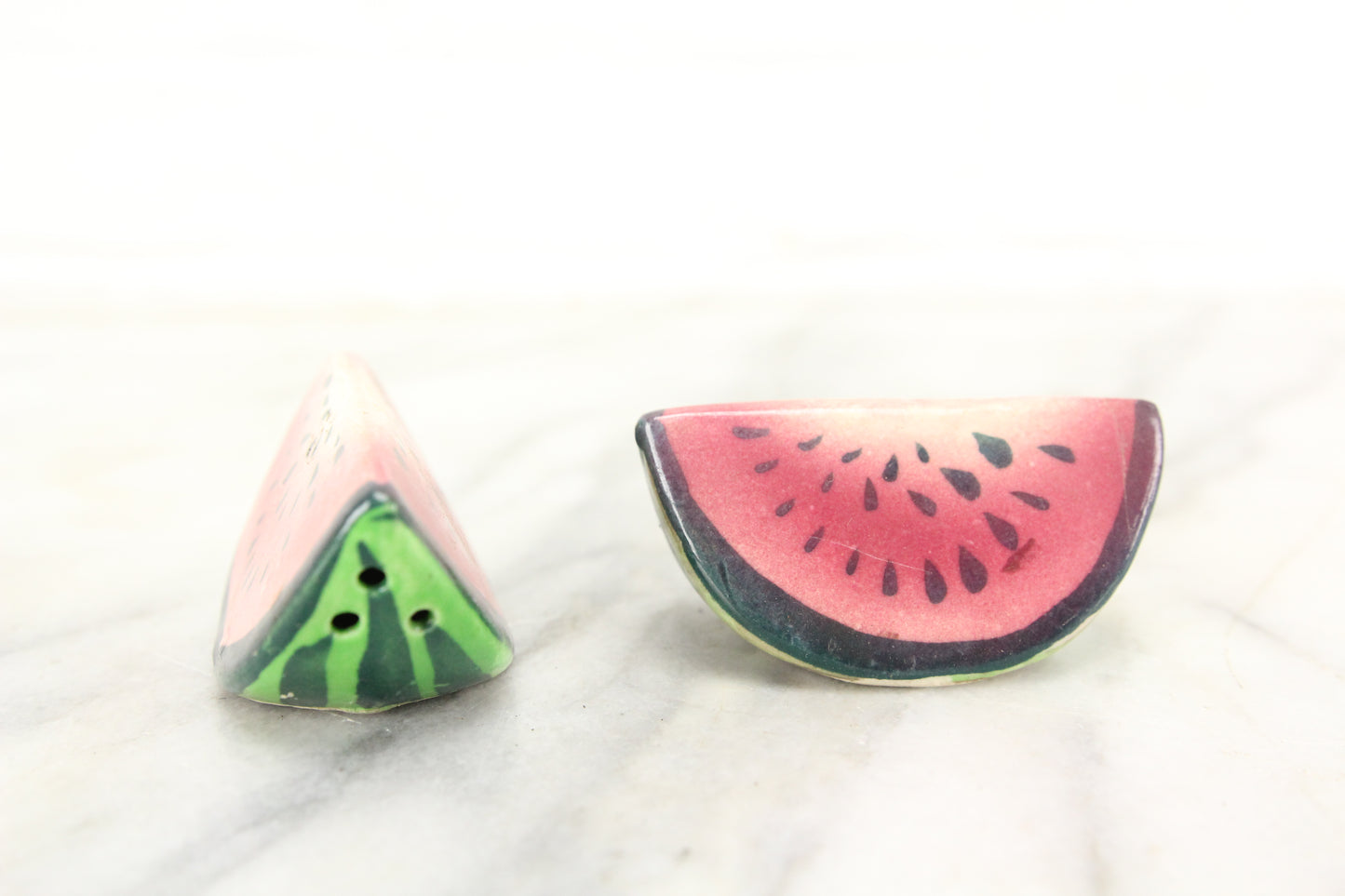 Watermelons Porcelain Salt and Pepper Shakers