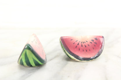 Watermelons Porcelain Salt and Pepper Shakers