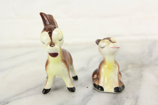 Deer Porcelain Salt and Pepper Shakers