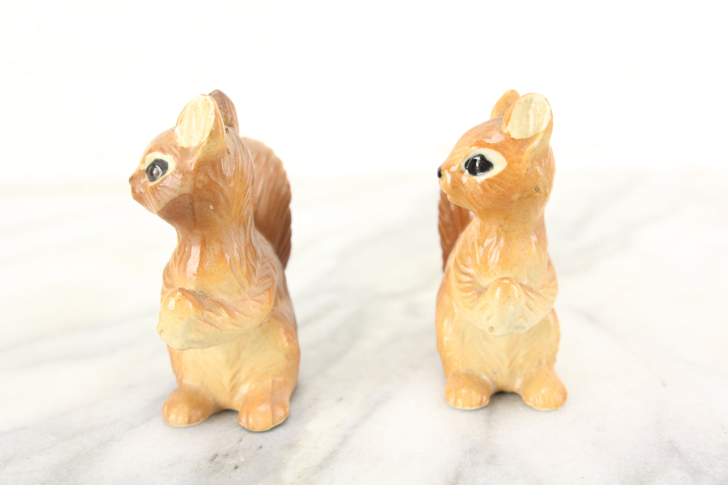 Squirrel Porcelain Salt and Pepper Shakers