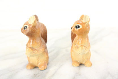 Squirrel Porcelain Salt and Pepper Shakers