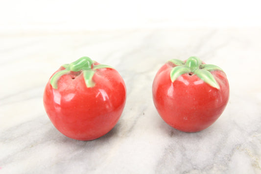 Tomatoes Porcelain Salt and Pepper Shakers