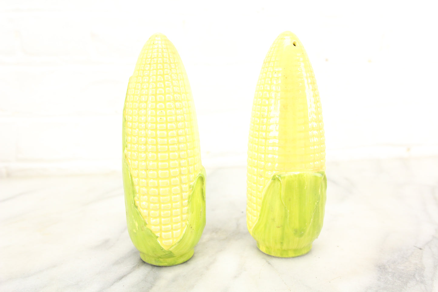 Ears of Corn Porcelain Salt and Pepper Shakers