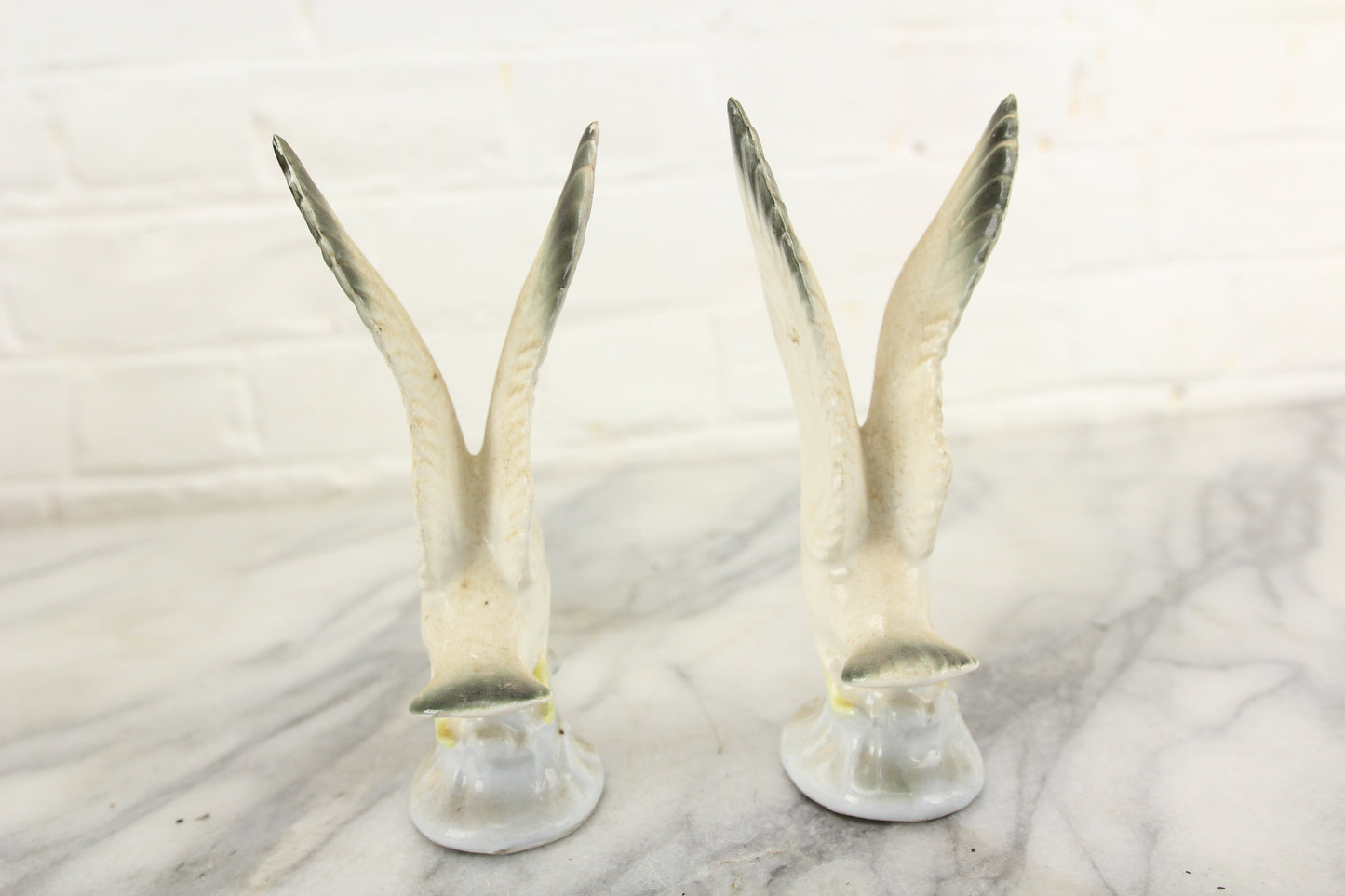 Seagulls Porcelain Salt and Pepper Shakers, Made in Japan