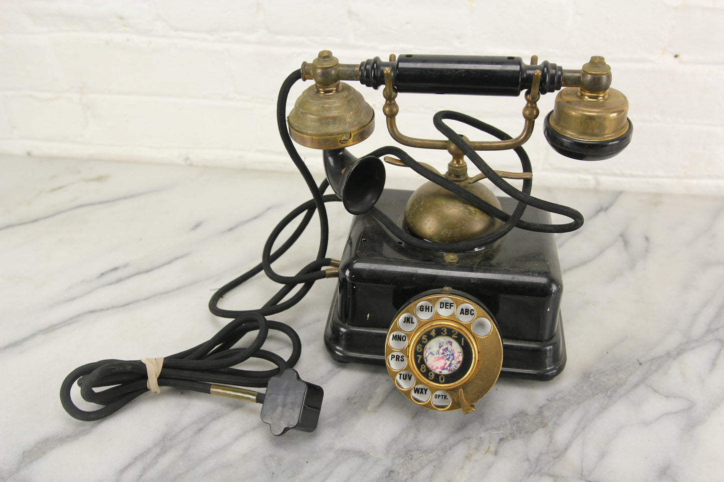 vintage french rotary phones