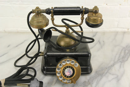 Model JN-4 Antique French Style Rotary Telephone, Made in Japan