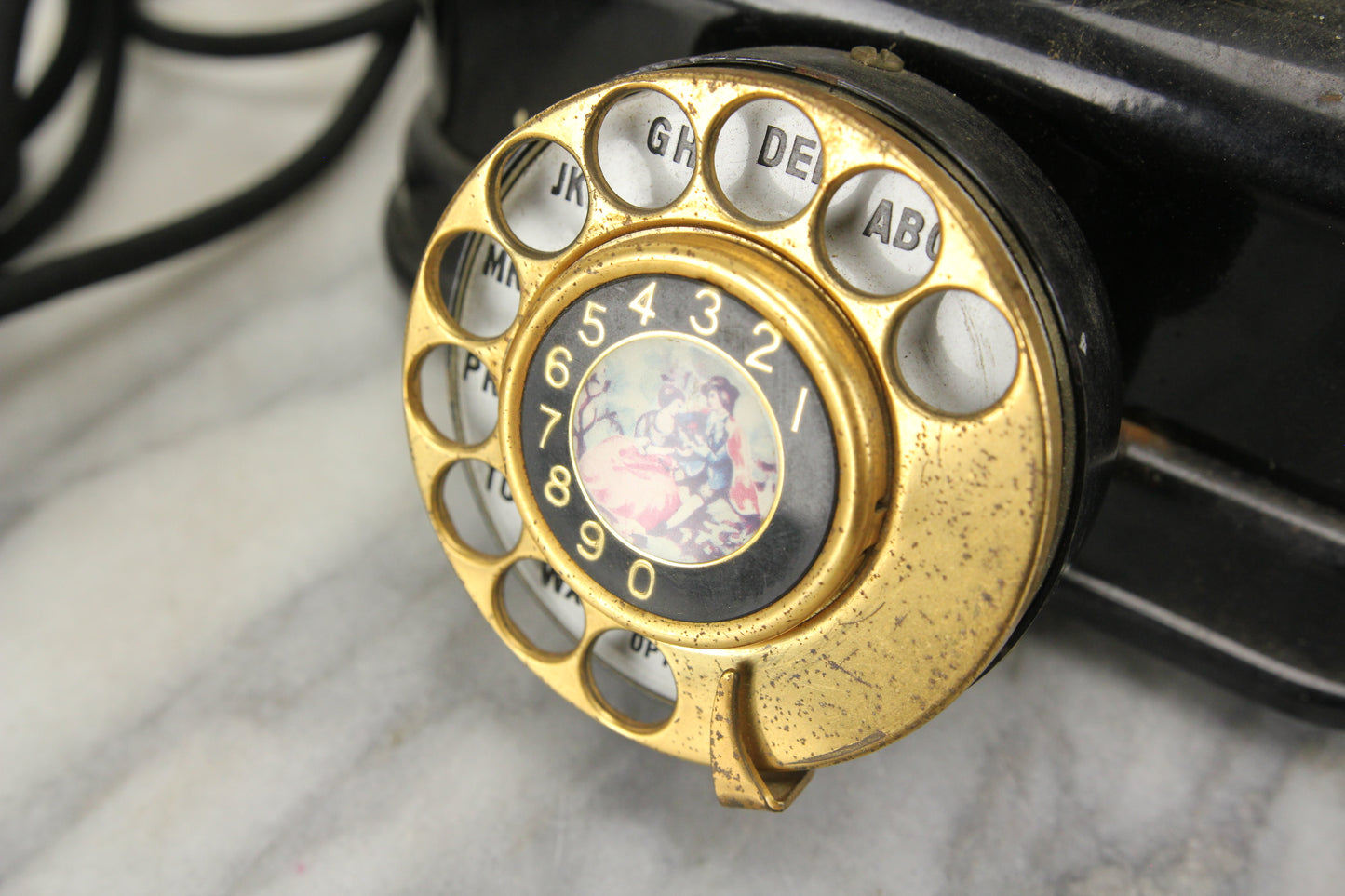Model JN-4 Antique French Style Rotary Telephone, Made in Japan