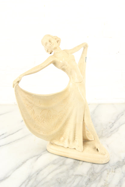 Chalkware Statue of Dancing Woman