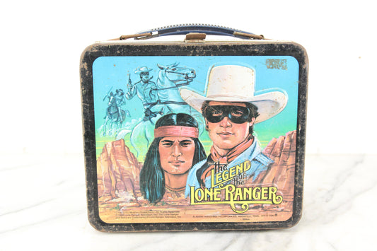 The Legend of the Lone Ranger Aladdin Brand Metal Lunch Box, 1980