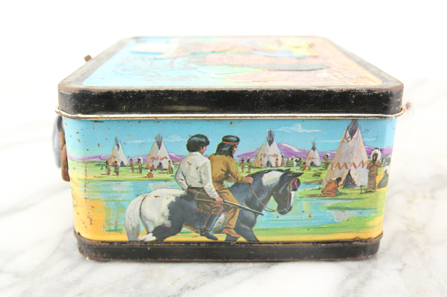 The Legend of the Lone Ranger Aladdin Brand Metal Lunch Box, 1980