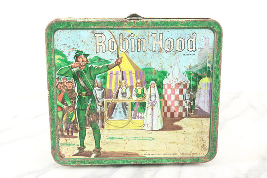 Robin Hood Aladdin Brand Metal Lunch Box, 1956