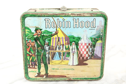 Robin Hood Aladdin Brand Metal Lunch Box, 1956