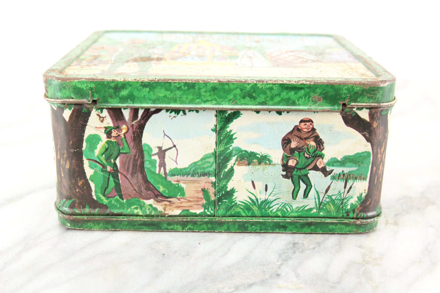 Robin Hood Aladdin Brand Metal Lunch Box, 1956