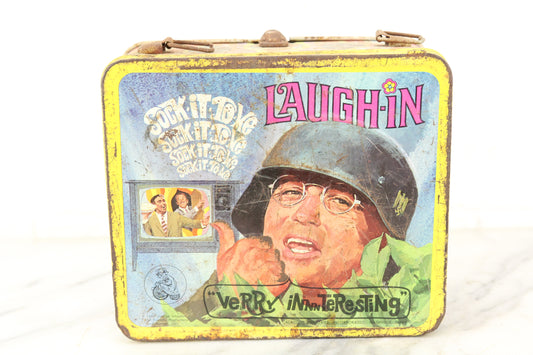 Rowan & Martin's Laugh-In Aladdin Brand Metal Lunch Box, 1968