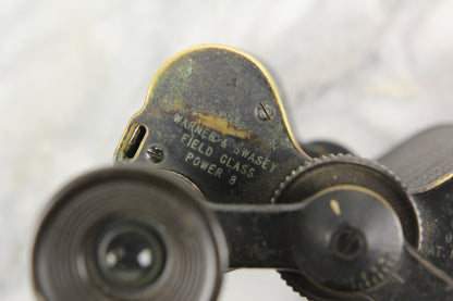 Warner & Swasey Prism Field Glass Power 8 Binoculars, 1902