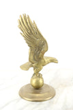Heavy Solid Brass Soaring Eagle Statue