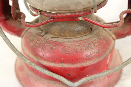 Dietz Comet Red Boy Scouts Kerosene Oil Lantern, Made in USA