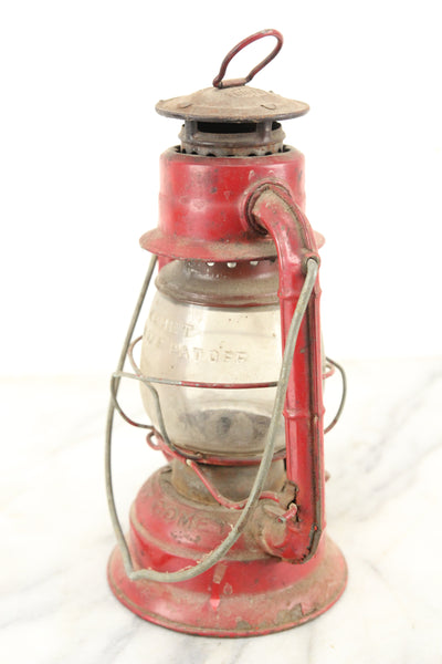 Dietz Comet Red Boy Scouts Kerosene Oil Lantern, Made in USA