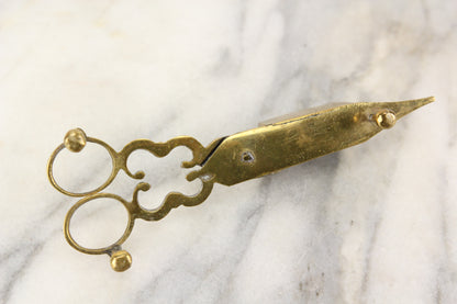 Ornate Brass Candlewick Trimmers