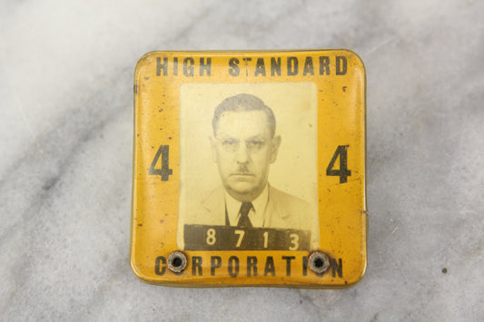 High Standard Firearms Corporation Employee ID Badge