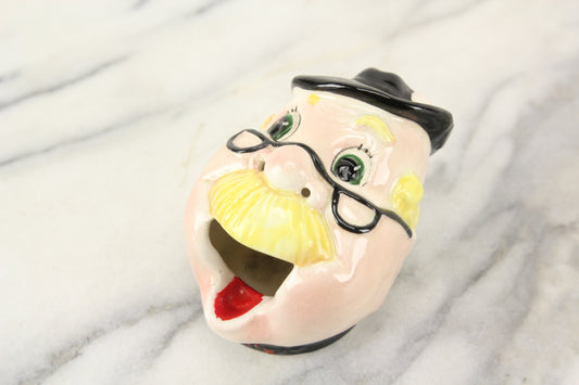 Gesundheit Sneezing Old Man Head Smoker Ashtray