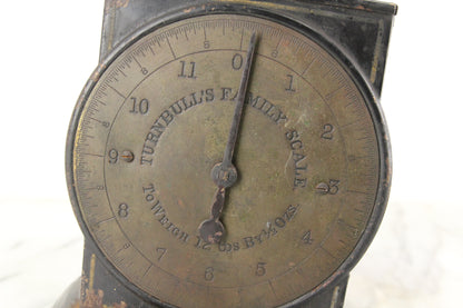 Antique Turnbull's Family Scale - 12 lb Capacity