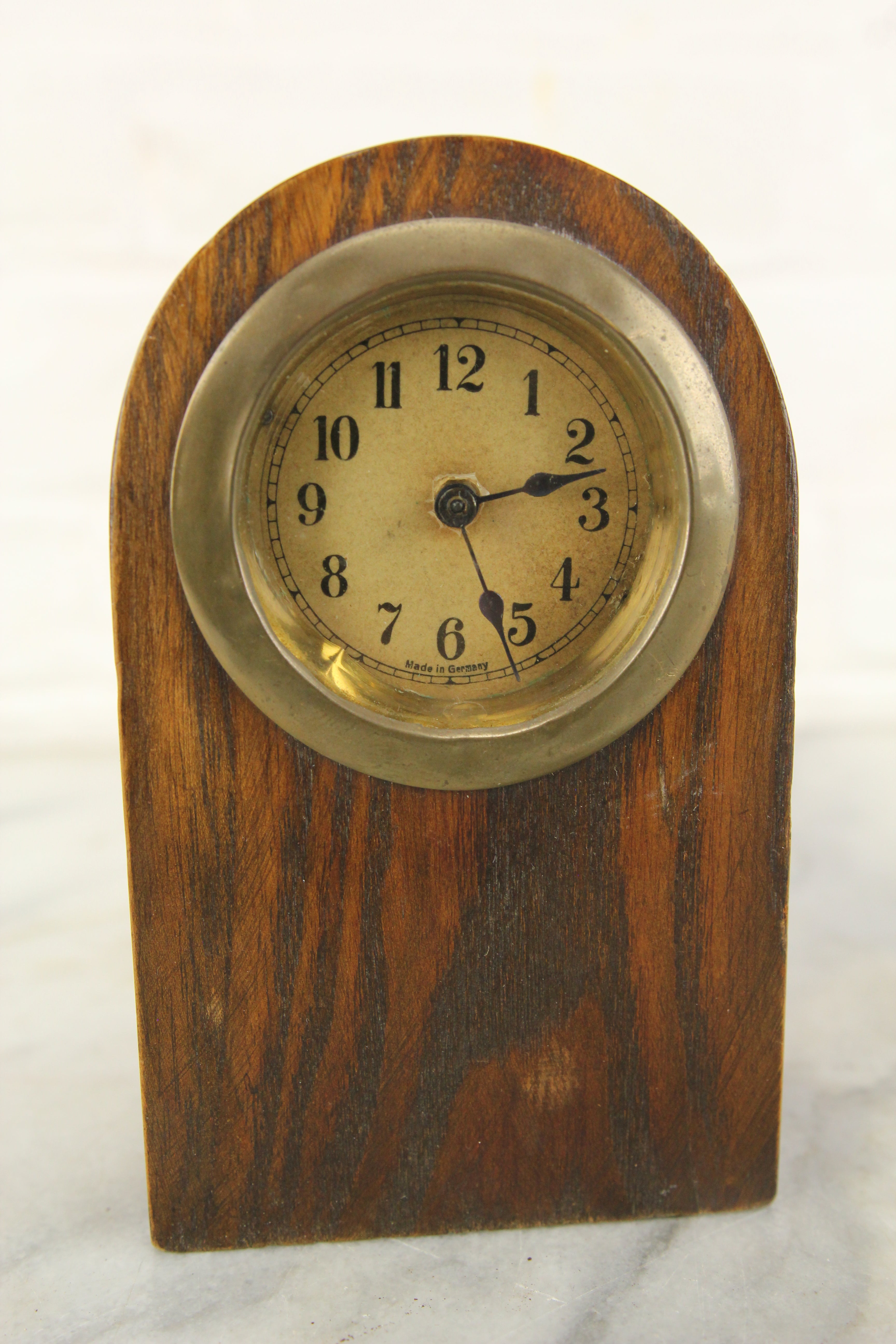 Wooden Clock Body with Wind-up German Movement – Memory Hole Vintage