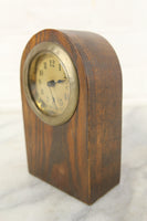 Wooden Clock Body with Wind-up German Movement