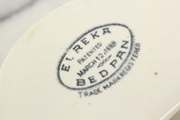 Eureka Brand Antique Porcelain Bed Pan, Patended 1889