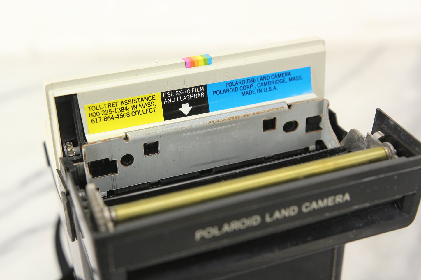 Polaroid OneStep Land Camera Instant Film Camera (White) Serial #CNL728BA