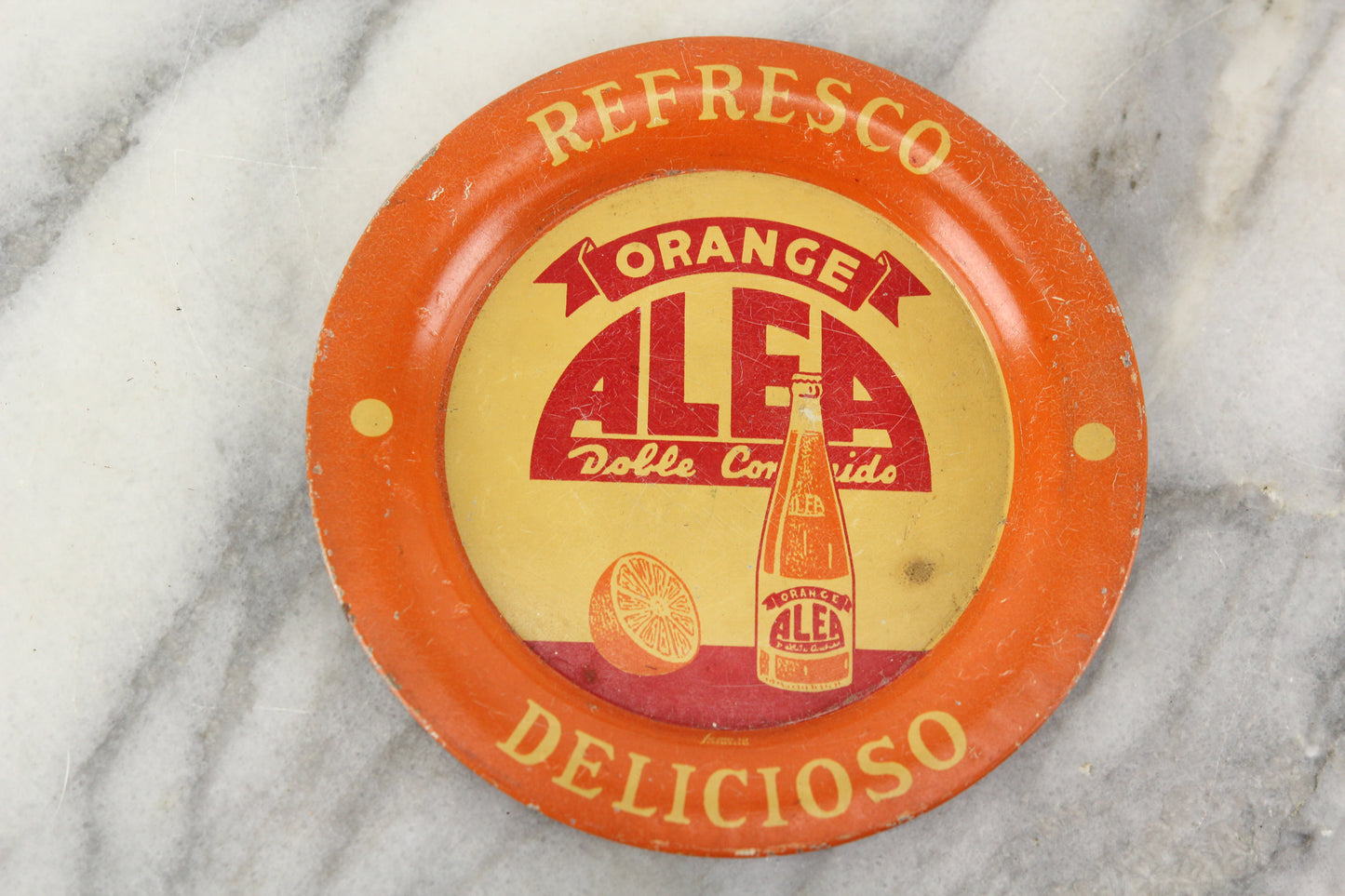 Orange Alea Refresco Delicioso - Orange Ale Tip Tray Coaster